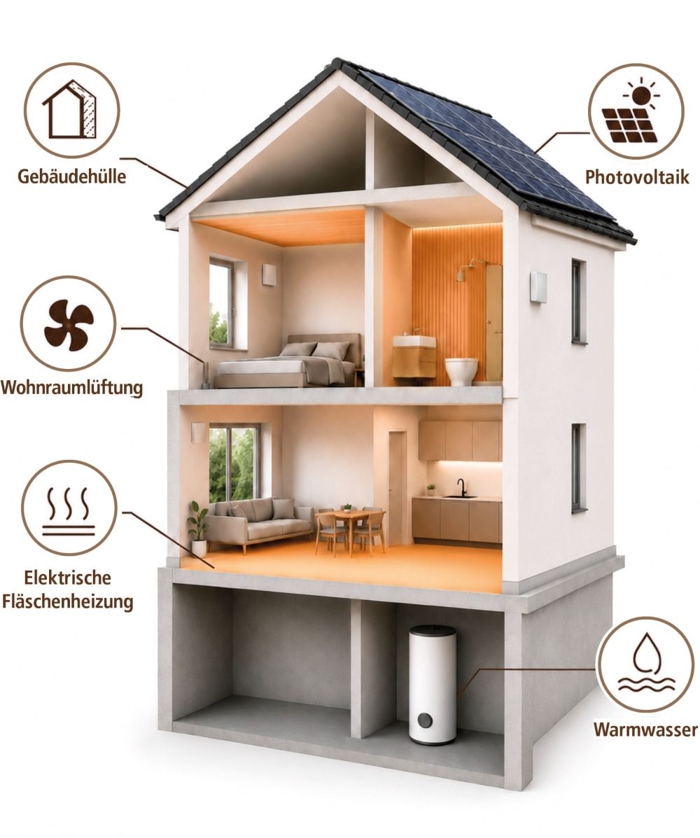 Energiegebäudekonzept