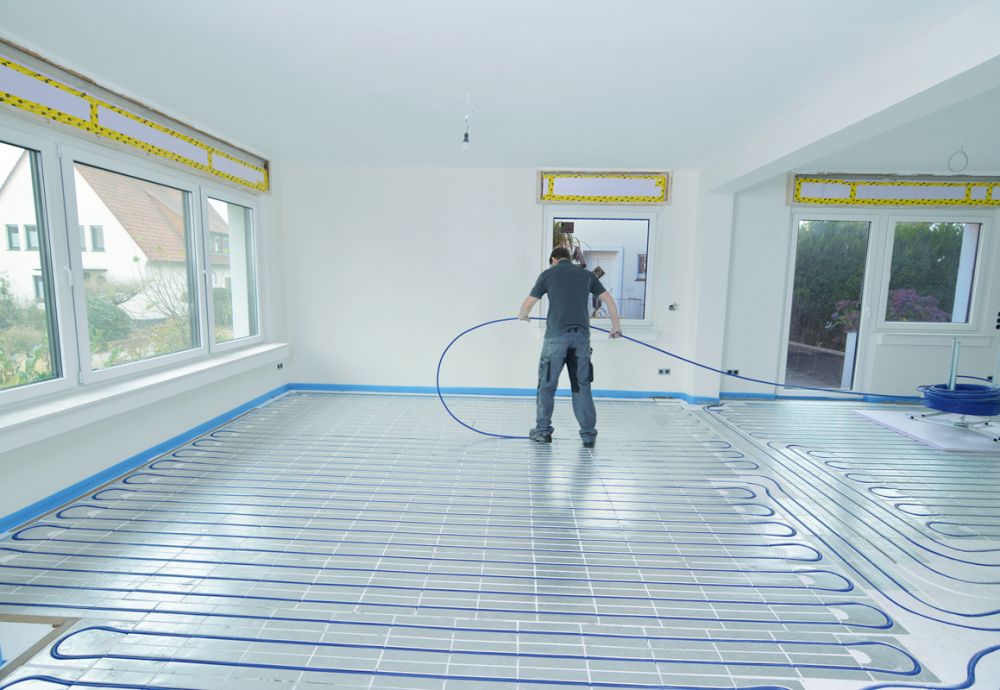 Chauffage au sol facile à installer