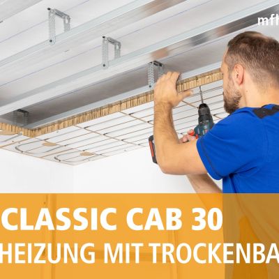 IDEAL CLASSIC CAB 30 – Ogrzewanie sufitowe w zabudowie suchej z profilami metalowymi