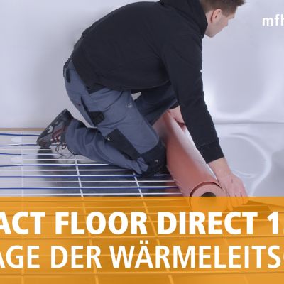 Installation of the thermal conductivity layer COMPACT FLOOR DIRECT 1.5