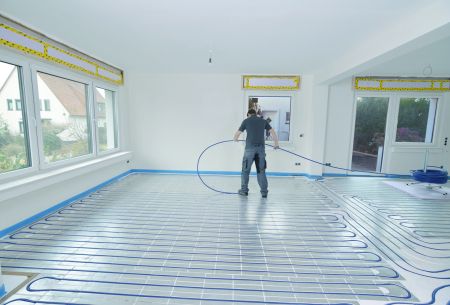 Easy-to-install underfloor heating