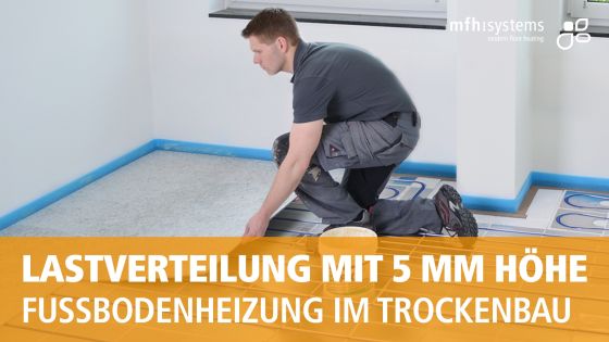 Montaža porazdelitvene plasti za obremenitev Strongboard FL za ploščice in laminat