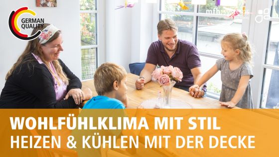 Deckenheizung erklärt: Effiziente Strahlungswärme von oben wie von der Sonne
